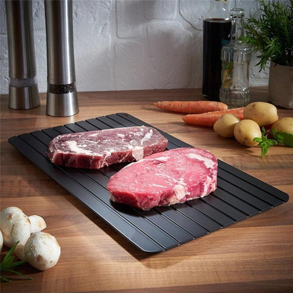 1PC aluminium plateau de dégivrage rapide viande congelée décongélation frais sain plaque de dégivrage rapide Gadgets alimentaires outils de cuisine