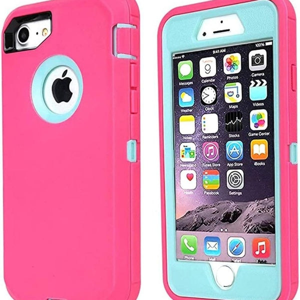 Case Cover Compatible for iPhone Max Pro Plus 16 15 14 13, Heavy Duty [with Kickstand] [Built-in Screen Protector] Tough 4 in1 Rugged Shorkproof Cove