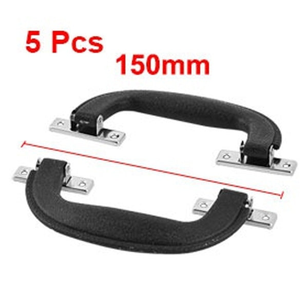 150 mm de long bagages coffre partie valise côté plastique transport tirer poignée noir 5 pcs