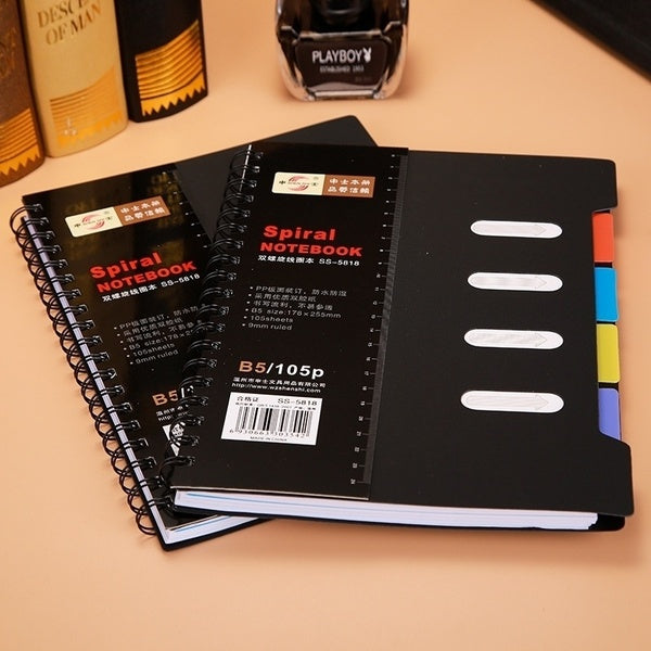 A6-A5-B5 Spiral Classified Notebook Loose-leaf Bussiness Notebook Student Graffiti Book Office & School Supplies