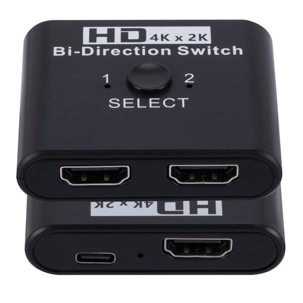 Convertisseur 4K HD 1 en 2 séparateur de sortie pour HDTV-lecteur Blu-Ray-sélecteur de DVD bidirectionnel sortie 2 en 1