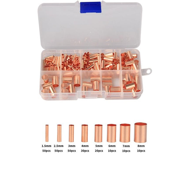 Joint de fil 230-8mm, petit Tube de cuivre pressé à froid, tuyau de raccordement, Joint intermédiaire, connexion directe, 1.5 pièces