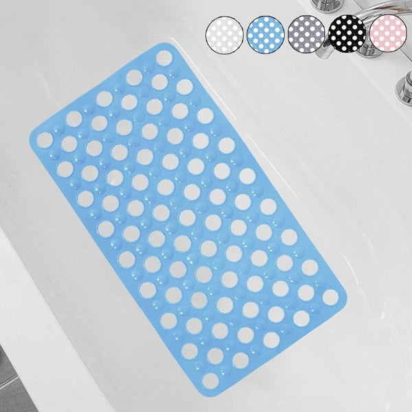 Soft And Quick Dry Bathroom Rug With Suction Cup, PVC Non Slip Bath Mat, Washable Bathtub Rug, Perfect For Toilet Bathroom Bathtub