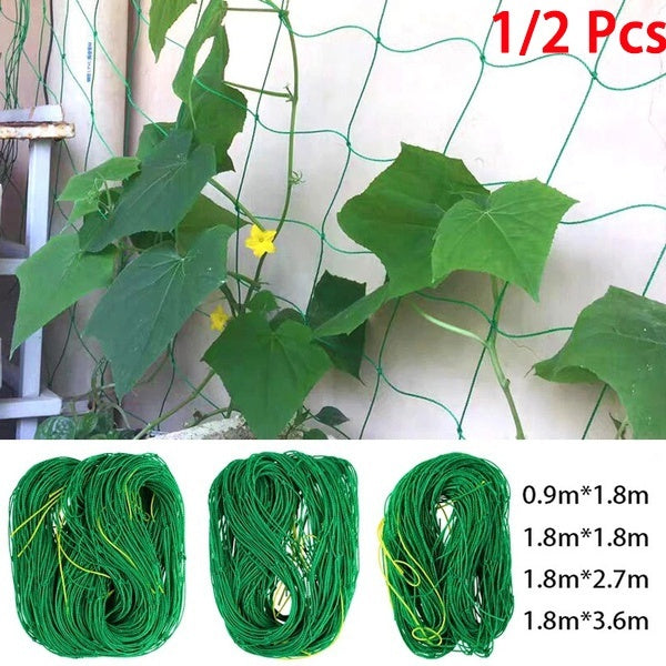1-2pc Garden Plants Climbing Net Plastic & Nylon Net Morning Glory Flower Vine Netting Support Net Grow Net Holder Garden Trellis Netting