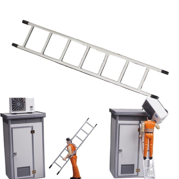 Metal Work Ladder Model for 1-14 Remote Control Tractor Truck Scenes