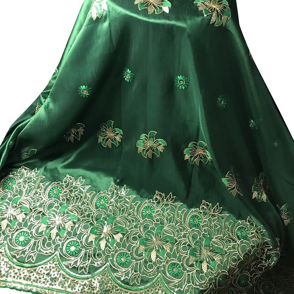 African George Lace Sewing Fabric High Quality African sequin Fabric Material African George Wrapper For Party KRL-92349