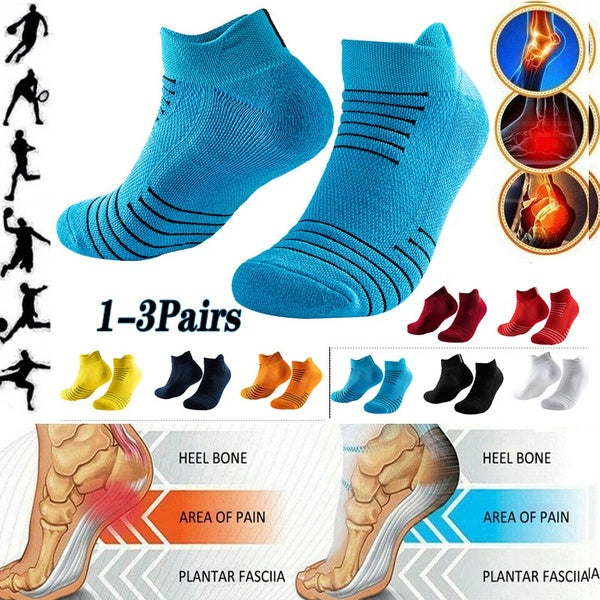 1-3 Pairs Plantar Fasciitis Socks with Arch Support for Men & Women - Best Ankle Compression Socks for Foot and Heel Pain Relief - Better Than Night