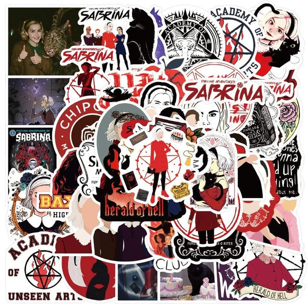 10-50Pcs Sabrina stickers Chilling Adventures of Sabrina Graffiti Stickers for DIY Luggage Laptop Skateboard Motorcycle Bicycle Stickers