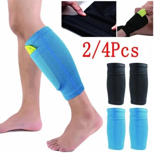 2PCS-4PCS Soccer Football Shin Pads Holder Instep Socks Guard Sleeves for Kids Boys Men