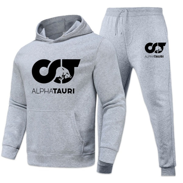 Outdoor Jogging Suits for Men Hoodies Pants 2Pcs-Sets Brand Printed Athletic Sets Male Gyms Fitness Tops Trousers Joggers Sportswear Tracksuits Autum