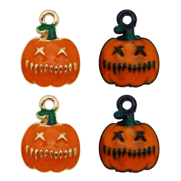 60PCS Fruit Pumpkin Babt New Pendant Hair Accessories Necklace Bracelet Charms Jewelry DIY Enamel Alloy Jewelry