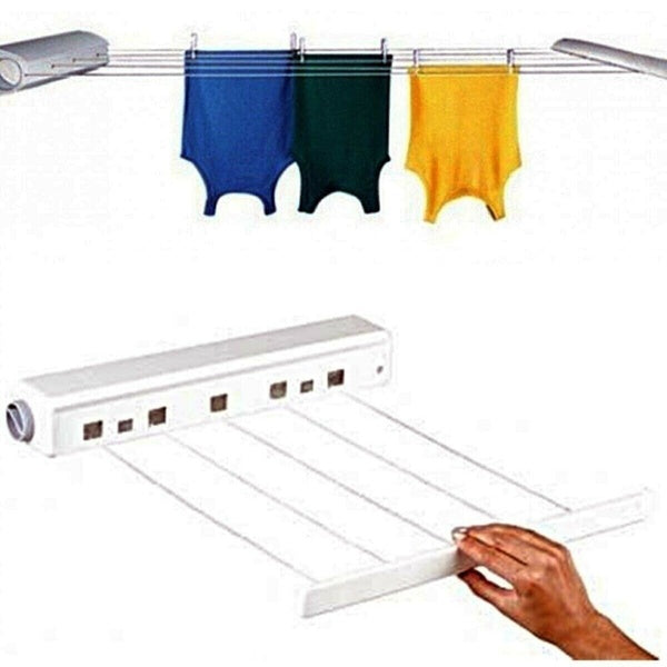 Cintre de'sèche-linge de balcon à tirer comme cintre à linge Utilisation de 24 Mt Cintre à linge rétractable en corde