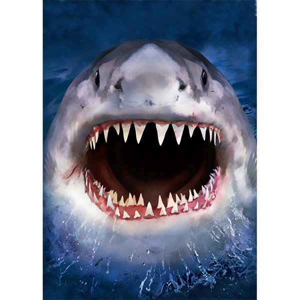 DIY 5D Diamond Painting Shark by Number Kits Painting Cross Stitch Full Drill Crystal Rhinestone Embroidery Pictures Arts Craft for Home Wall Decor G