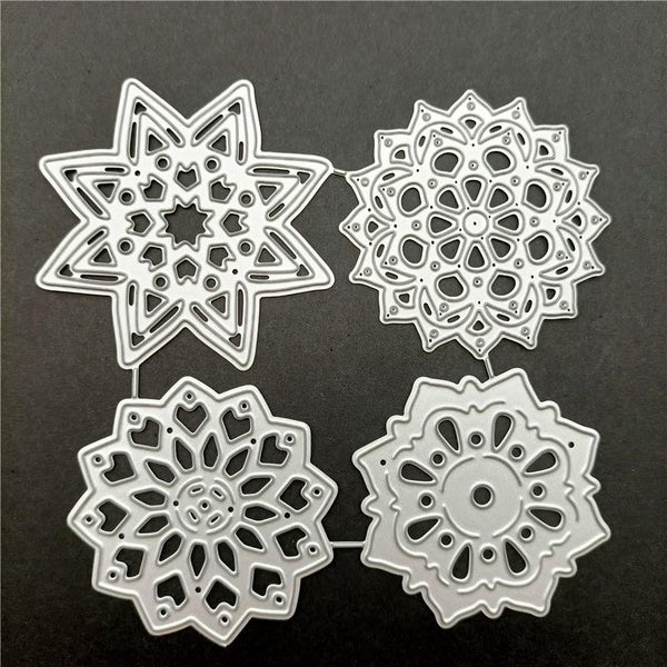 Round Shape Lace Metal Cutting Dies for Scrapbooking Photo Album DIY Craft Dies for Paper Card Cutting Dies