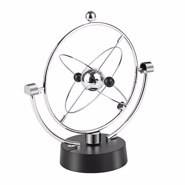ABS Plating Swing Kinetic Orbital Craft Desk Decoration Perpetual Balance Celestial Globe Pendulum Home Office Ornaments