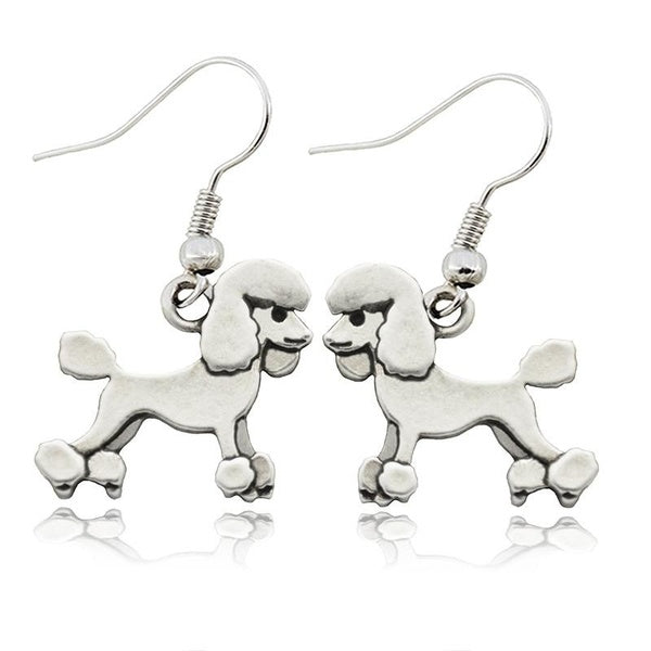 Mode Vintage Mignon Caniche Charme Chien Boucles D'oreilles Longues Boucles D'oreilles Pour Les Femmes Bijoux