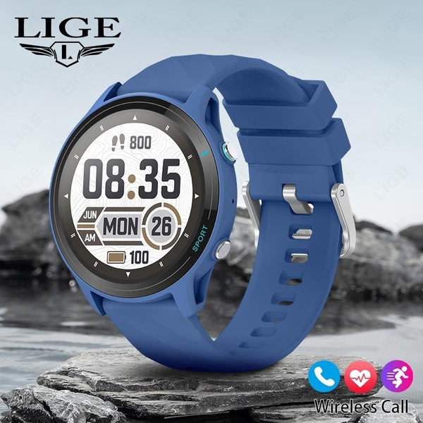 LIGE nouveau Bluetooth appel montre intelligente femmes Sport Fitness Bracelet étanche moniteur de santé horloge Smartwatch hommes relogio inteligent