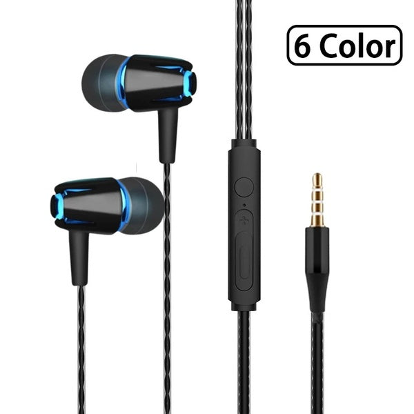 Écouteurs filaires avec microphone, écouteurs intra-auriculaires à isolation phonique, basses puissantes et puissantes, haute définition, écouteurs c