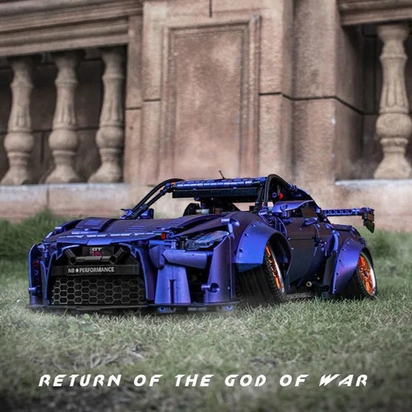 2021 New 2389Pcs GTR Super Sport Racing MOC Car Model Building Block Brick Educational Assembly Toy Children Boy Gift