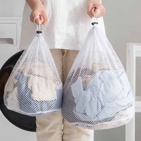 Large Washing Laundry Bag Mesh Organizer Net Dirty Sweater Socks Shoe Storag Wash Machine Cover Clothes Laundry Bag