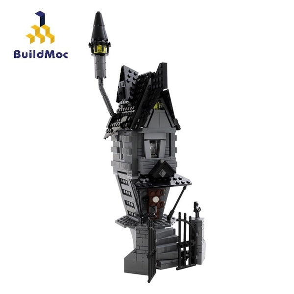 MOC-18780 Creativ Expert Haunted House Skeleton Man Home Nightmare City Christmas Halloween Town Architecture Building Blocks Toy