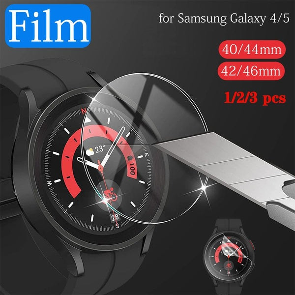 Watch Screen Protector Film for Samsung Galaxy Watch 4 44mm-40mm 4 Classic 46mm-42mm HD Clear Tempered Glass - Hydraulic Soft Film for Galaxy Watch 5
