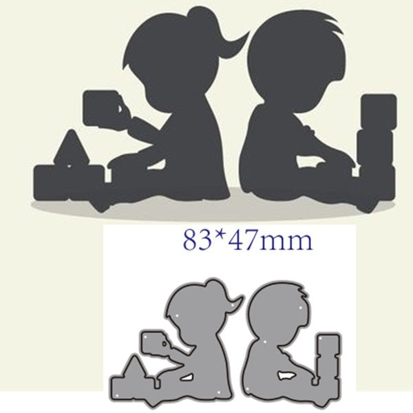 New Child Decoration Craft Metal Cutting Dies Stencil Template for DIY Scrapbooking Paper Album Photo Cards Making Dies Cut Die