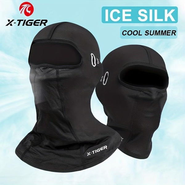 X-TIGER Ice Silk Balaclava Face Mask UV Protection Bike Mask Summer Outdoor Sports Cycling Climbing Running Hiking Face Cover