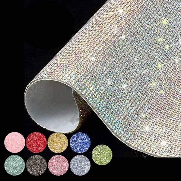 Bling Bling Rhinestone Sticker Shining Rhinestone for Crafts Self-Adhesive Diamond Sticker DIY for Gift Decoration Art Craft Home Decoration