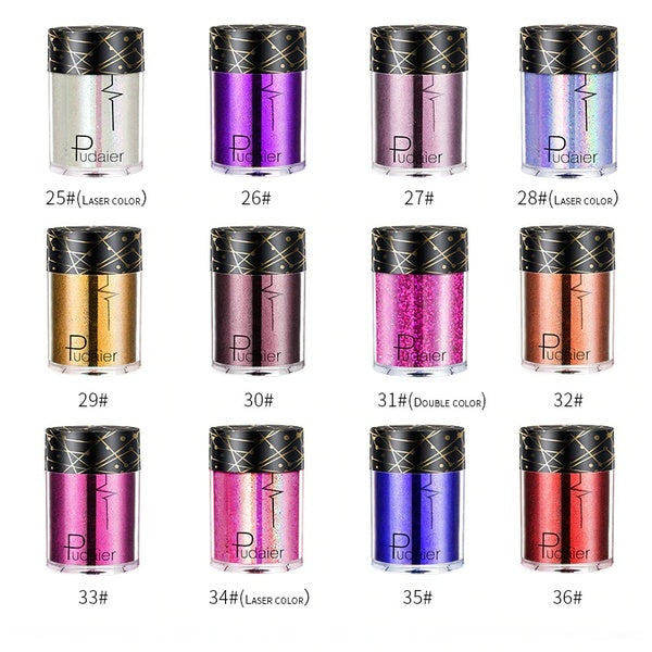Health & Beauty Pudaier New Diamond Shines Sparkles Eyeshadow Sequin Glitter Makeup for Eyes Face Easy to Wear Keep Professional Beauty