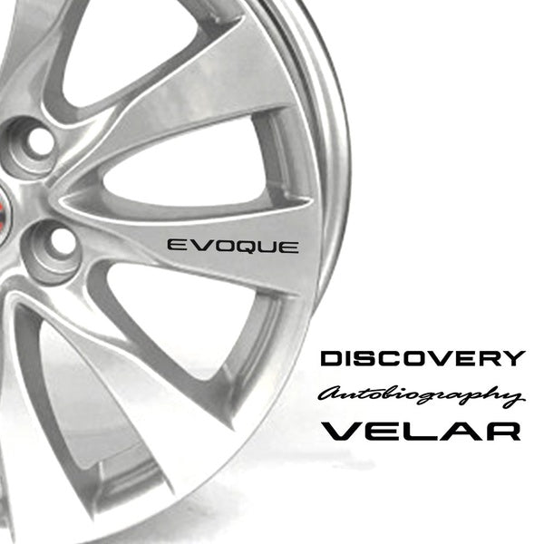 4PCS For Land Rover Discovery 3 4 2 Freelander Evoque Velar Supercharged Autogiography Wheels door handle decal sticker