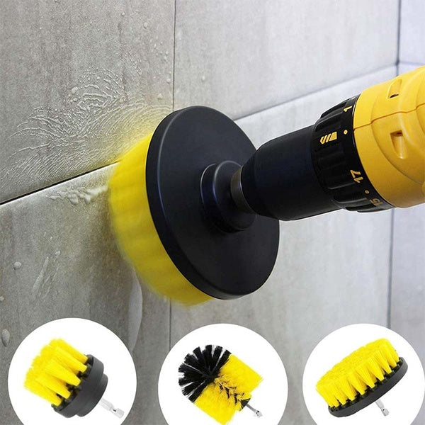 Hot Sale Drill Brush Cleaner Scrubbing Brushes for Bathroom Surface Grout Tile Tub Shower Kitchen Auto Care Cleaning Tools