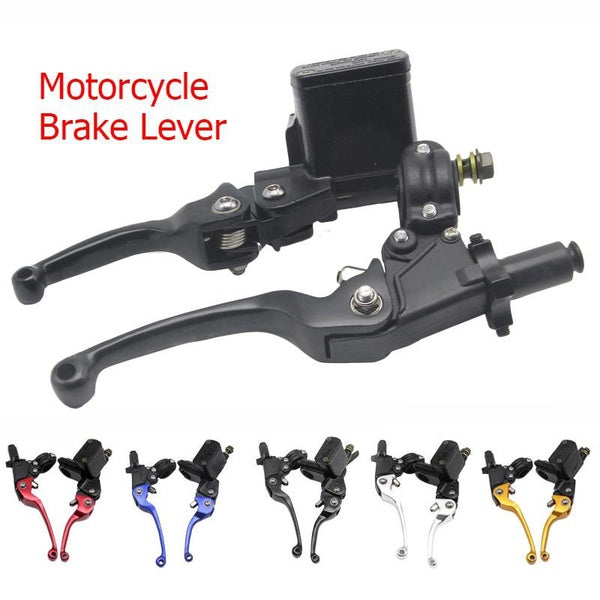 Levier d'embrayage de levier de frein CNC universel réglable de 22 mm avec pompe hydraulique de maître-cylindre pour CRF KLX YZF RMZ moto Dirt Bike M