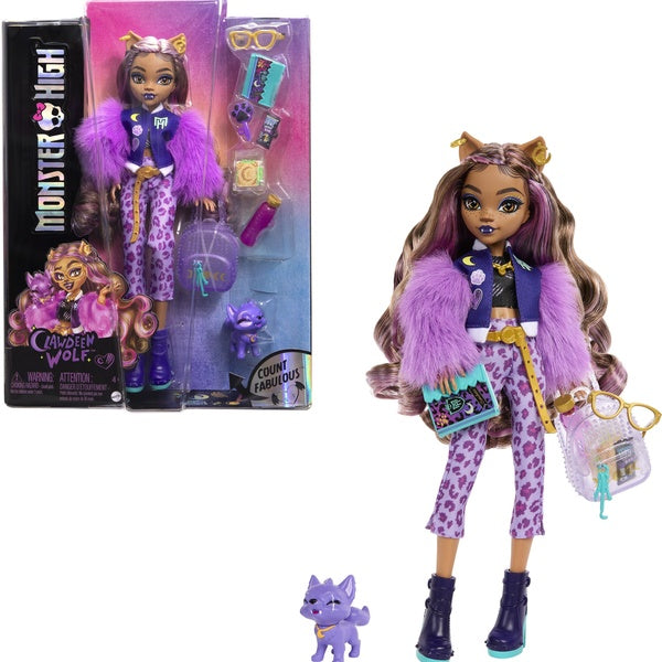 Mattel - Monster High Clawdeen Wolf Fashion Doll with Pet [COLLECTABLES] Paper Doll