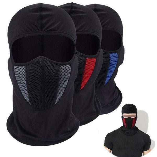 Headgear Full Face Mask Outdoor Windproof Full Face Neck Ninja Headgear Hat Ice Silk Sunscreen Cycling Hat Masks