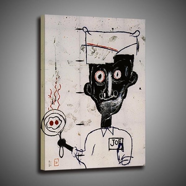 No Frame , Modern Wall Canvas Printing Home Decoration Art, Jean Michel Basquiat Art Eyes and Eggs Deco Poster