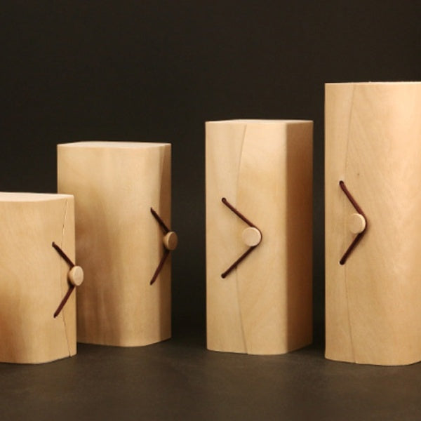 Retro Wooden Coffee Tea Cookie Candy Box Storage Bark Jar Gift Wrapping Supplies