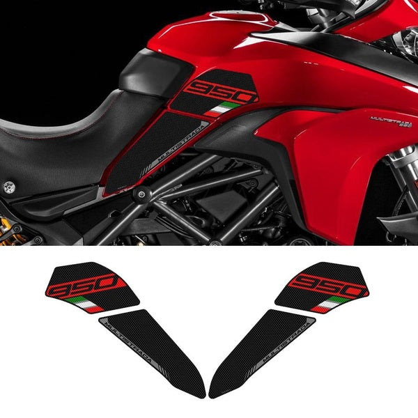 Motorcycle Anti-slip Side Tank Pad Protection Knee Grip Mat for Ducati Multistrada 950 950S 2019-2022