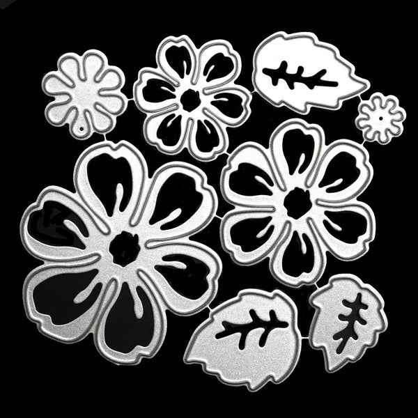 New Arrival Petal Flower Metal Cutting Dies Craft Stencil Templates for Diy Scrapbooking Album Paper Card Making Embossing Dies