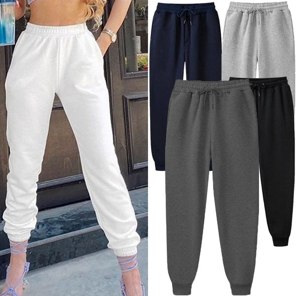 Fashion New Women Sweatpants Loose Long Pants Jogger Trousers Casual Sports Fitness Solid Jogging Pants Women Sweat Pants 5 Colors