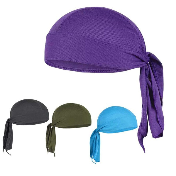 Sweat Breathable Multi Function Men Women Outdoor Sport Bike Headband Cycling Bandana Solid Pirate Head Scarf