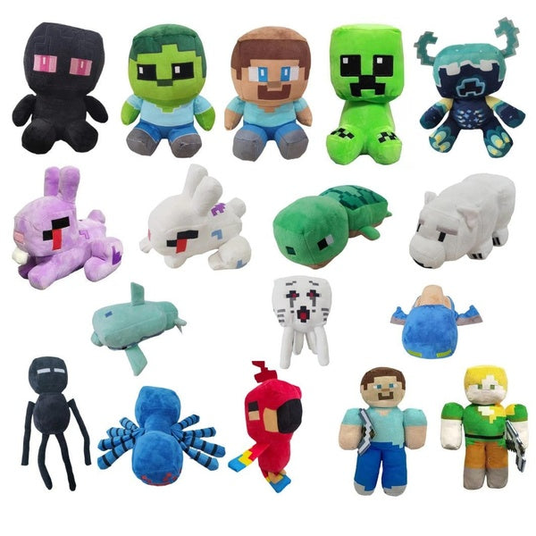 25-35CM Cute My World Plush Toy Dolls Cute Cartoon Stuffed Soft Toy Birthday Christmas Gift for Children