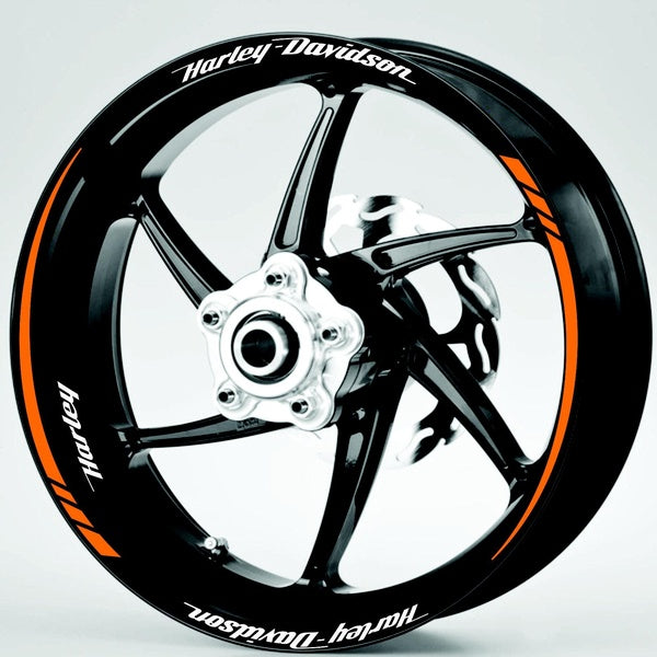 Set Sticker wheel reflective For Harley-Davidson decal vinil reflexive