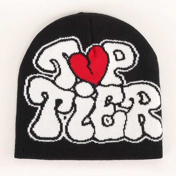 Knitting Cap Beanie Bonnet Y2k Beanies Top Tier Print Men Women's Cap Warm Winter Hats Fashion Wool Cold Caps Unisex Accessories Matron Inn