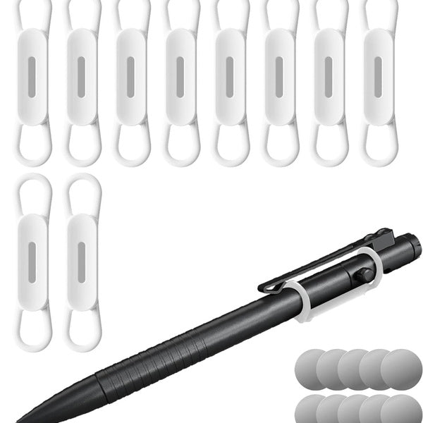 2024 Magnetic Pen Pencil Holder, Silicone Adjustable Pen Holder for Desk, Refrigerator, Whiteboards, Office Desk Accessories Marker Organizer