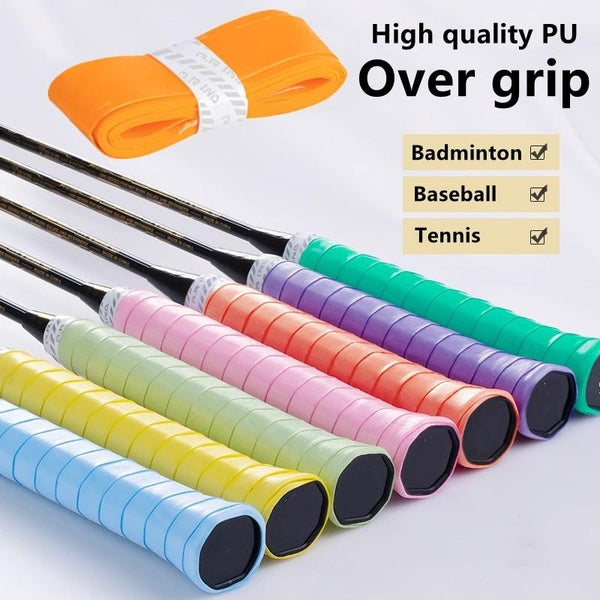 PU raquette de Tennis surgrip sueur absorbant Grip bande Badminton anti-dérapant sur Grip Baseball canne à pêche surgrip