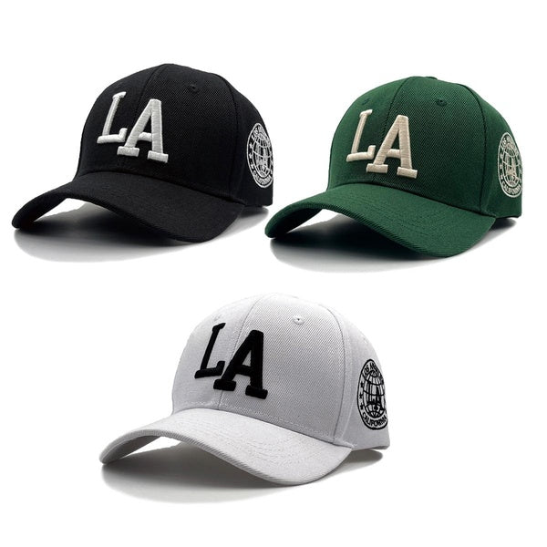 aseball Cap Green 3D LA Embroidery Hip-hop Woman Men Baseball Cap For Women Snapback hat
