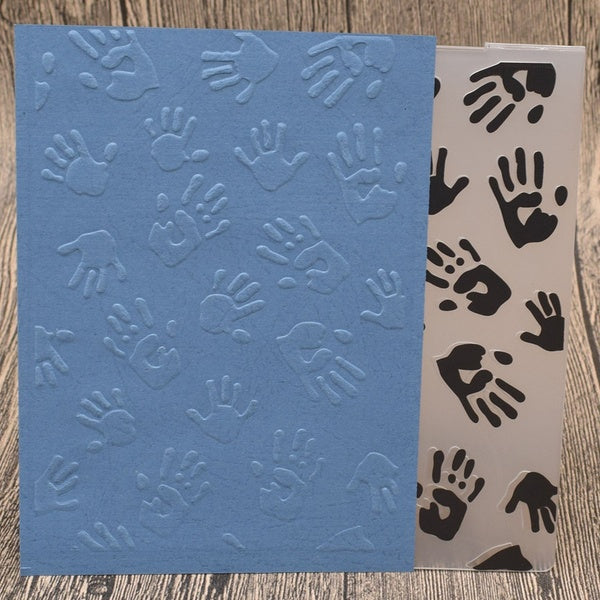 Hand Plastic Embossing Folder For Scrapbook DIY Album Card Tool Plastic Template Making Craft Paper 3D Embossing Tools Template