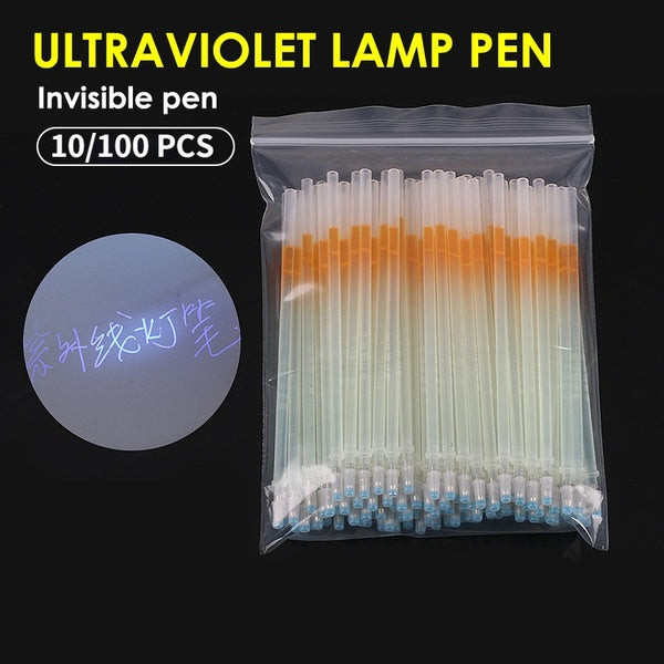 10-100 PCS creative magic UV lamp invisible ink pen fun art marker pen children's student gift novelty Korean stationery school supplies