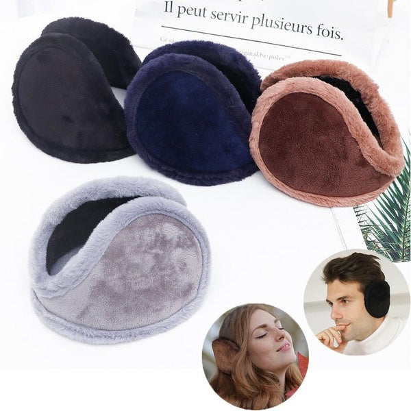 Warm earmuffs for men and women in winter Thickened plush rear wear earmuffs Cold protection Fashion ear bags Outdoor equipment